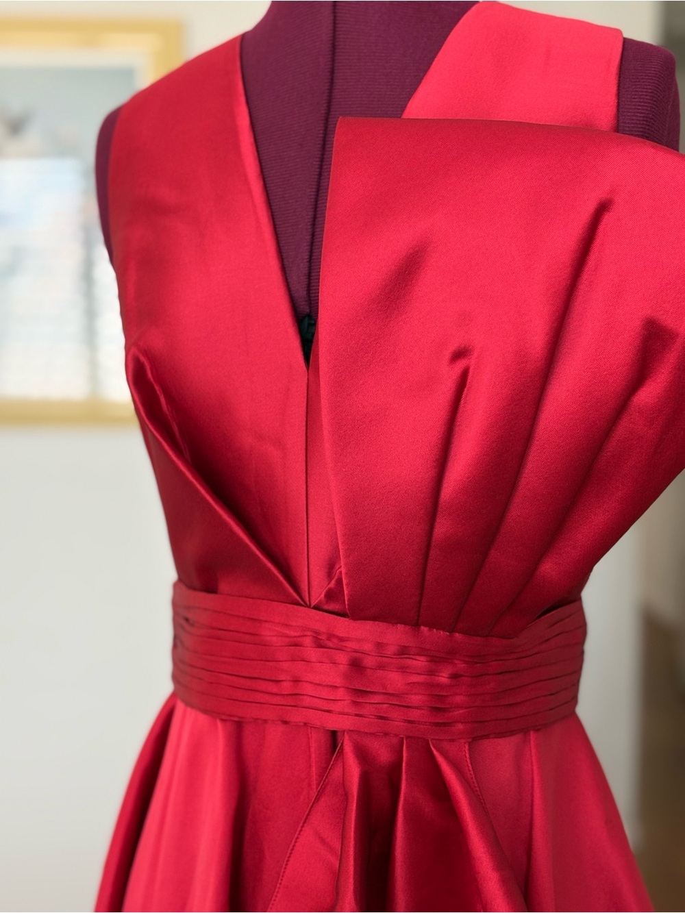 NEW with tags BLANCHE Sachin and Babi MIKADO Gown SZ 10 $795 retail - Picture 4 of 12